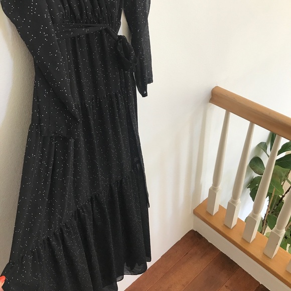 Eliza J Long Sleeve Maxi Dress Size 4 - Picture 5 of 9